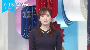 水卜麻美アナ　ピチピチニットで巨乳がクッキリ！！の画像