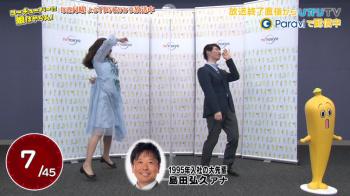 冨田有紀アナ　激しく踊る！【GIF動画あり】の画像