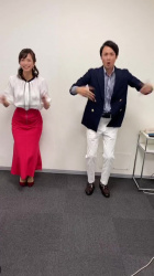 斎藤真美アナ　透け透け衣装で踊る！！【GIF動画あり】の画像