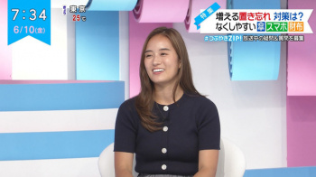 忽滑谷こころアナ　ニットの豊乳！の画像
