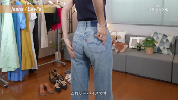 近藤夏子アナ　お尻に食い込むパン線 ＆ ブラチラ！！の画像