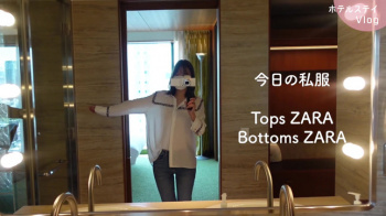 阿部華也子キャスター 逆光で透ける!! ホテルでセクシーストレッチ!【GIF動画あり】の画像