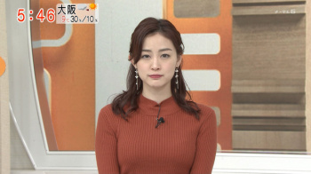新井恵理那アナ　ピチピチのニットを着る！！の画像