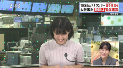 TBSの新人アナがニュースに登場！の画像