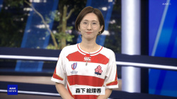 森下絵理香アナのメガネ　NHKニュース7の画像