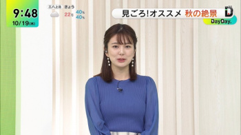 黒田みゆアナ　ニットで胸元を強調！！の画像