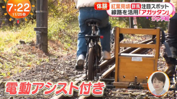 阿部華也子アナ　自転車を漕ぐお尻！！の画像