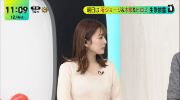 黒田みゆアナ　ニットの豊乳！！の画像