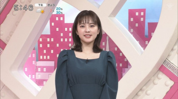 河出奈都美アナ　巨乳に浮き出る下着のライン！！の画像