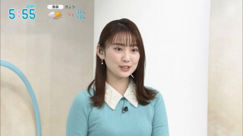 林田美学アナ　ニットの豊乳！！の画像