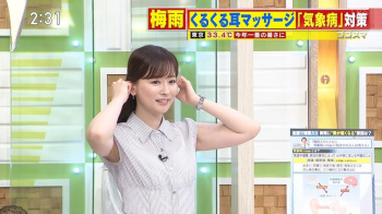 皆藤愛子アナ　ノースリーブで脇見せポーズ！！【GIF動画あり】の画像