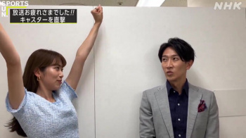 中川安奈アナ　放送終了後トーク！！【GIF動画あり】の画像
