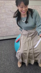 村雨美紀アナ　巨乳が激しく揺れる！！【GIF動画あり】の画像