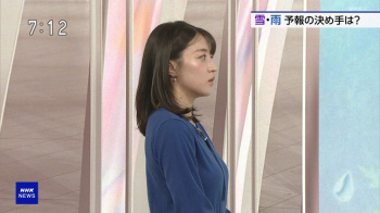 赤木野々花アナ　横乳！！　おはよう日本の画像