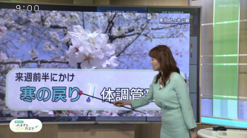 吉井明子キャスター　ロケット横乳＆ブラ線！！　天気予報「最終回」の画像
