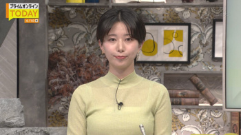 海老原優香アナ　透け透け ＆ 胸元強調衣装！！【GIF動画あり】の画像