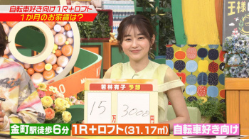 若林有子アナ　透け透けノースリーブ脇！！の画像