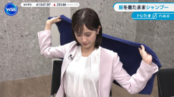 嶺百花アナ レポートの巨乳とお尻!!の画像