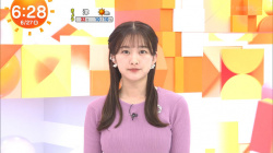 原田葵アナ ピタピタニットの豊乳!!の画像