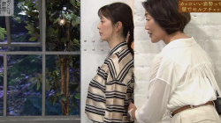 杉浦友紀アナ　真横から巨乳を撮られてしまう！！の画像