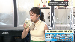 中川絵美里アナ　セクシーノースリーブ脇！！の画像