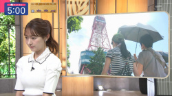 森山みなみアナ　くっきりニット ＆ ノースリーブ！！の画像