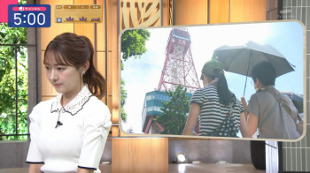 森山みなみアナ　くっきりニット ＆ ノースリーブ！！の画像