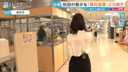 佐々木舞音アナ セクシー食レポ!!の画像