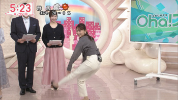 日テレ新人アナ　ピタパンにパン線が浮き出てしまう！！の画像