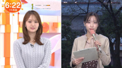 井上清華アナ　ニットの豊乳！！の画像