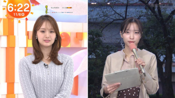 井上清華アナ　ニットの豊乳！！の画像