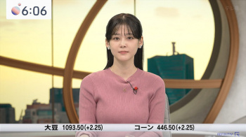 中原みなみアナ　ニットで巨乳がくっきり！！の画像