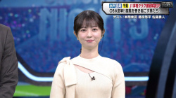 中根舞美アナ　ニットで豊乳くっきり！！の画像