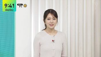 黒田みゆアナ　ピタピタニットの胸元！！の画像