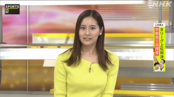 宮本真智アナ　ニットの巨乳とお尻！！【GIF動画あり】の画像