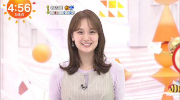 井上清華アナ　めざましテレビの画像