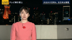 報ステお天気お姉さん　ニットの天気予報！！の画像