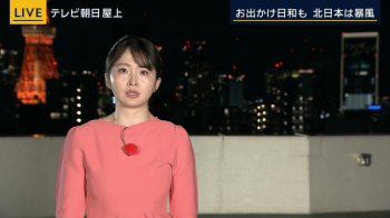 報ステお天気お姉さん　ニットの天気予報！！の画像