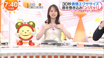 井上清華アナ　めざましテレビの画像