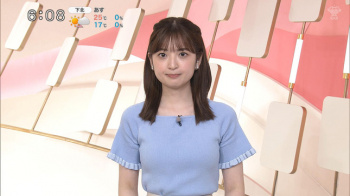 瀧口麻衣アナ　ニットの豊乳！！の画像