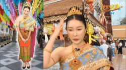 森田茉里恵アナ　タイの伝統衣装がセクシー過ぎた！！【GIF動画あり】の画像