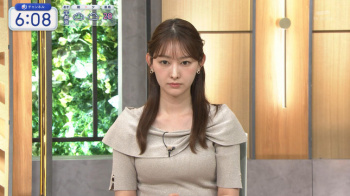 森山みなみアナ　ニットの豊乳がくっきり！！【GIF動画あり】の画像