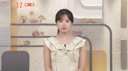 田原萌々アナ　ノースリーブ！！の画像