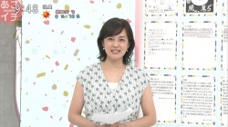 鈴木奈穂子アナ　ノースリーブ！！の画像