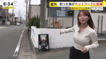 【画像】九州の美人アナ　隠れ巨乳だった！！の画像