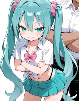 【二次】コギャルミク-初音ミク画像【エロ】 その01の画像