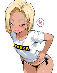 【二次】人造人間18号-ドラゴンボール画像【エロ】 その01の画像