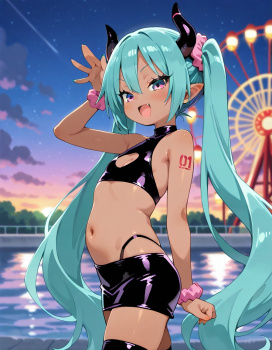 【二次】コギャルミク-初音ミク画像【エロ】 その06の画像