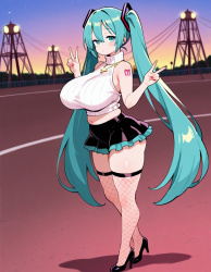 【二次】巨乳ミク-初音ミク画像【エロ】 その07の画像