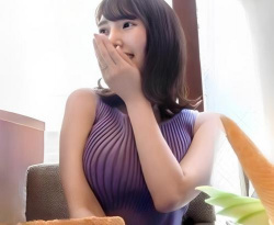 【人妻】素人奥さんのNTR企画！笑顔が可愛い清楚妻が…他人棒を玉舐めフェラ→夫の前でデカチンで突かれ絶叫イキするエロ妻！の画像